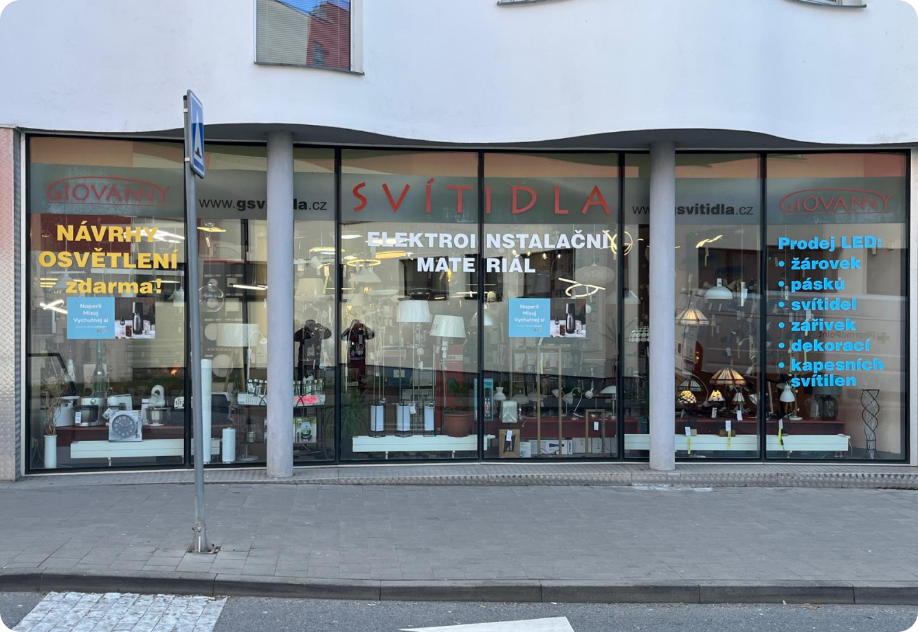Giovanny svítidla a elektro Uherské Hradiště