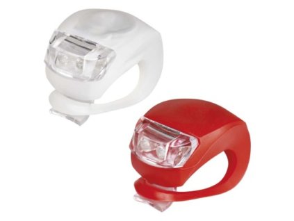EM P3921 LED přední + zadní svítilna na kolo P3921 na 2× CR2032,10 lm