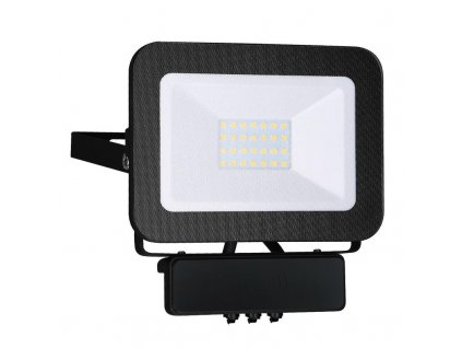 NEDES - LED HQ reflektor 20W+MICRO IP65 senzor/4000K/BK/MS - LF2022MS