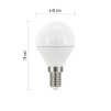 EM ZQ1221 LED žárovka Classic Mini Globe 5W E14 neutrální bílá