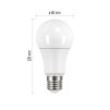 EM ZQ5150.3 LED žárovka Classic A60 10,7W E27 teplá bílá