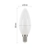 EM ZQ3231 LED žárovka Classic Candle 7,3W E14 neutrální bílá