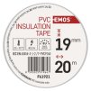 EM F61921 Izolační páska PVC 19mm / 20m bílá