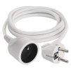 EM P0111 Prodlužovací kabel 1,5 m / 1 zásuvka / bílý / PVC / 1 mm2