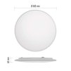 EM ZM5166 LED přisazené svítidlo ALVI, kruhové 36W, stmív. se změnou CCT