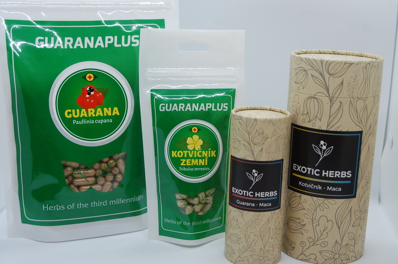 Jaký je rozdíl mezi GUARANAPLUS a EXOTIC HERBS.