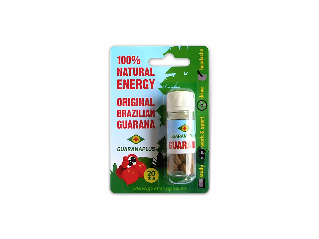 guarana 20tablets blister new