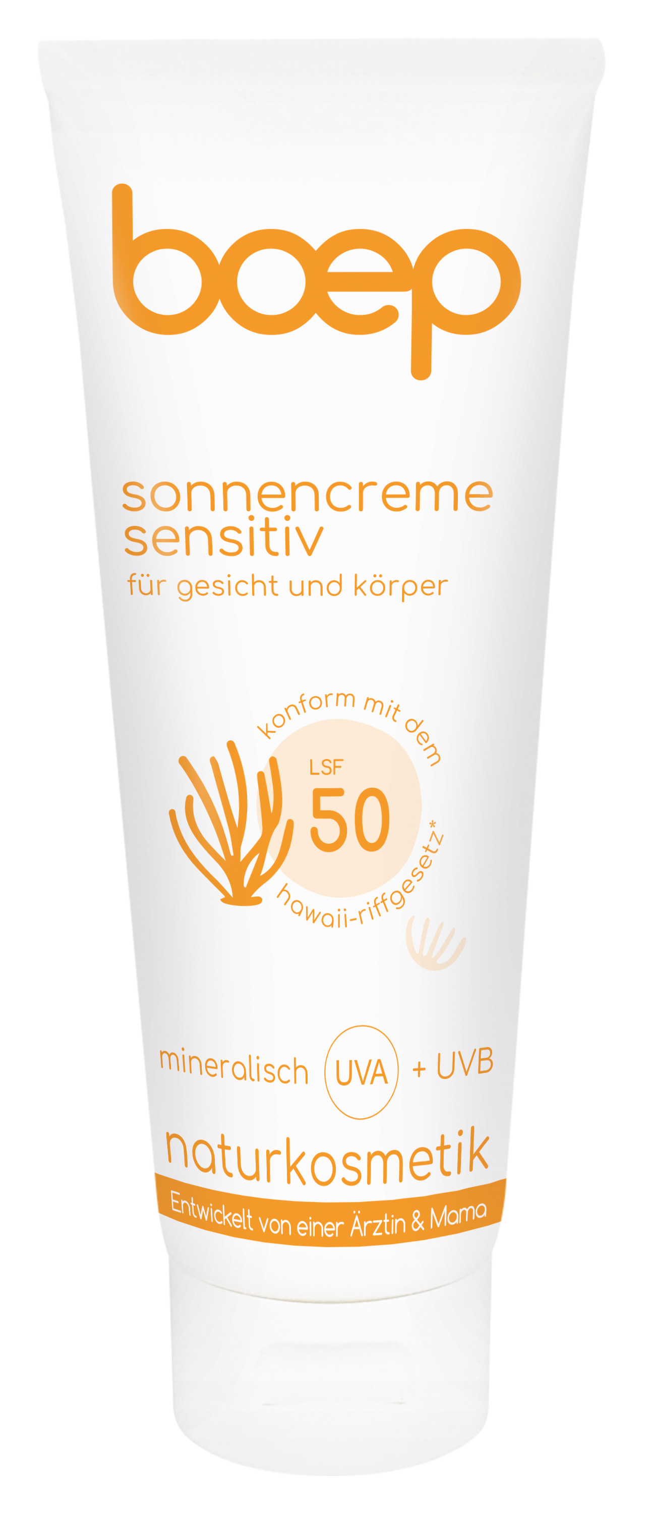 4262414740231_boep_sonnencreme_sensitiv_LSF50_100ml_front_jpg_300dpi