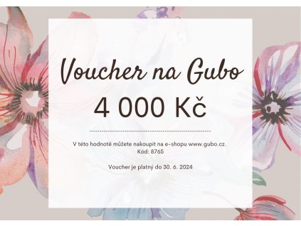 Voucher 4 000 Kč