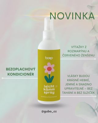 🌟 Novinka v GUBO! 🌟 Mám pro tebe a tvé děti něco, co usnadní ranní i večerní rozčesávání – dětský kondicionér pro lehčí...