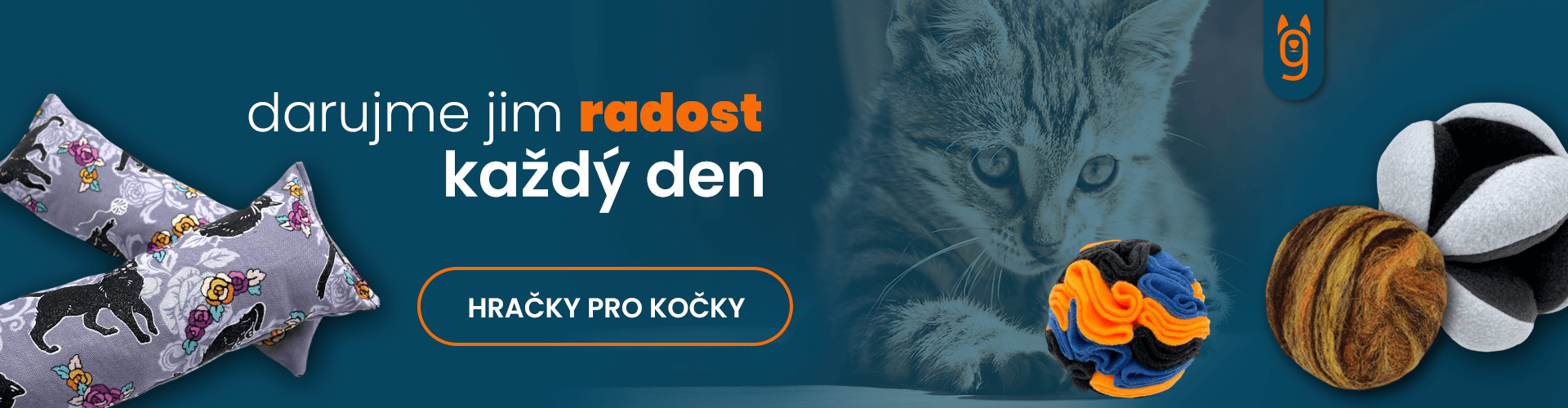 Darujme jim radost - hračky pro kočky