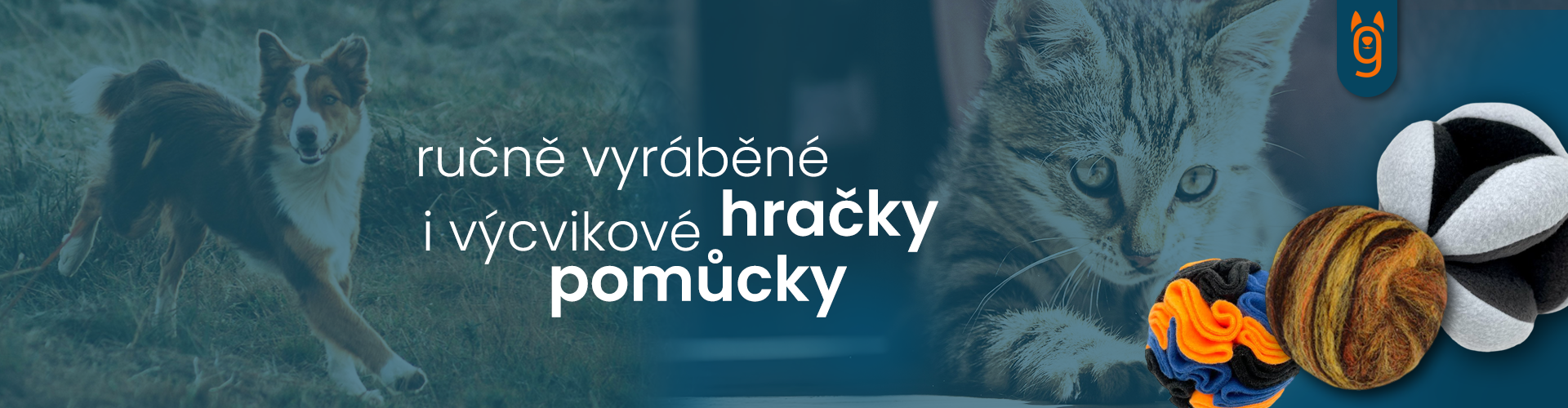 Guden - ručně vyráběné hračky a pomůcky pro psy i kočky