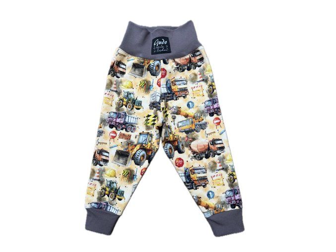 Stavební stroje na modré