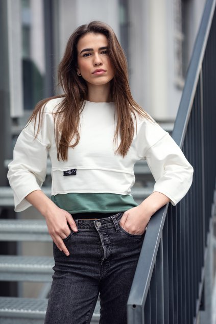 damske tricko slovenska vyroba oversize biele tricko offwhite