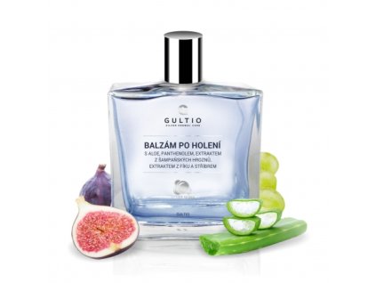 balzam po holeni s aloe vera panthenolem extraktem z sampanskych hroznu a fiku a stribrem