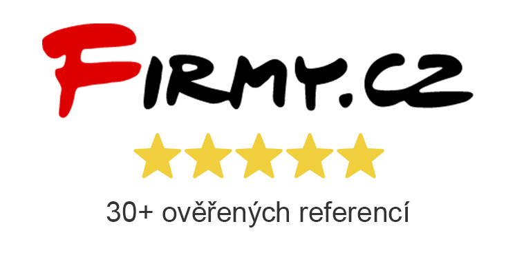 Hodnocení 4,9 z 5 na Firmy.cz