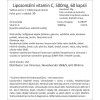Lipozomální vitamin C, 500mg, 60 kapslí