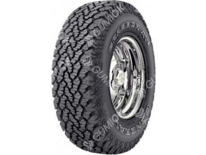 GENERAL TIRE GRABBER AT2 265/75R16 121 R TL LT M+S 3PMSF FR 10PR