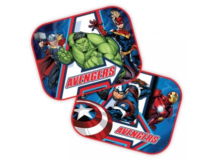 Clona sluneční na boční okno AVENGERS 2ks