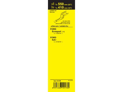 Stěrače FLAT SET (CUBE) 550+410mm