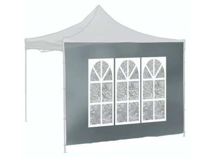 Bočnice pro párty stan WINDOW 2x3m 420D šedá WATERPROOF