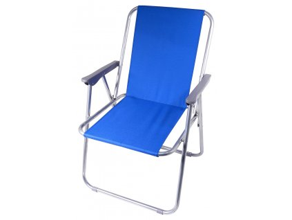 Židle kempingová skládací BERN modrá