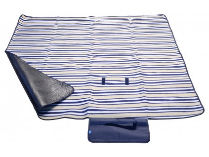 Pikniková deka FLEECE 150x135cm modrá