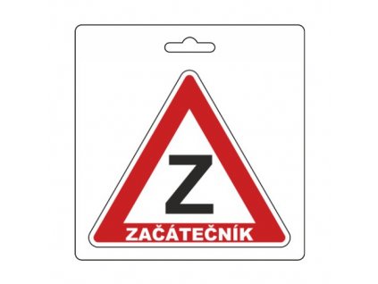Samolepka ZAČÁTEČNÍK (105 x 120 mm)