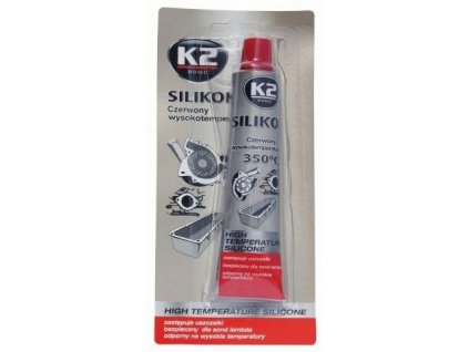Silikon pro utěsnění části motoru - červený 85g K2