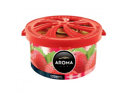 Osvěžovač AROMA CAR ORGANIC 40g STRAWBERRY