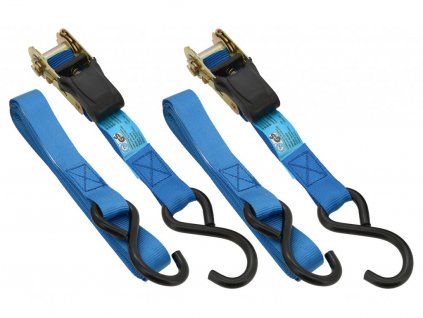 Popruh s ráčnou a háky 2ks 125daN 24mm x 4,50m TÜV