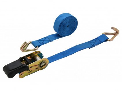Popruh s ráčnou a háky 1ks 350daN 25mm x 5m TÜV/GS