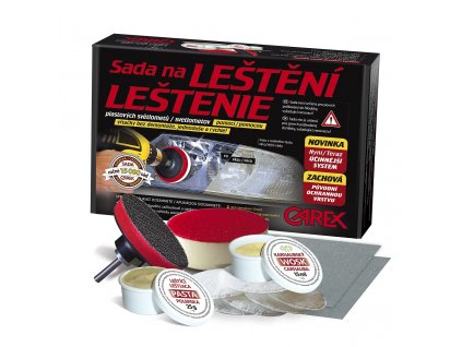 CAREX - sada na LEŠTĚNÍ a ochranu povrchu světlometů