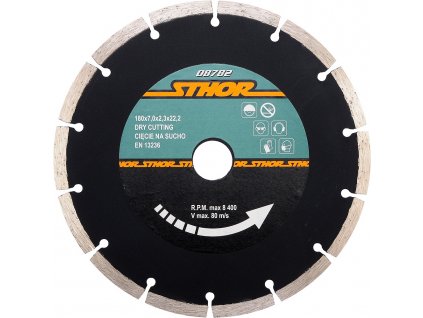 Kotouč řezný diamantový 180x7,0x2,3x22,2mm segmentový