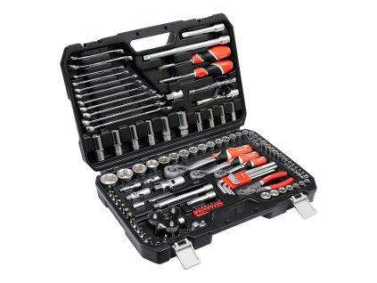 Gola sada 1/2", 3/8", 1/4" + příslušenství 126 ks