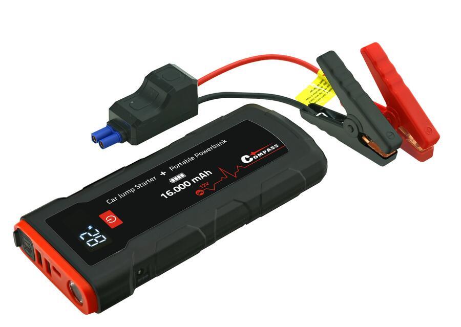 Compass Powerbanka s funkcí SMART JUMP STARTER 16.000mAh 2000A