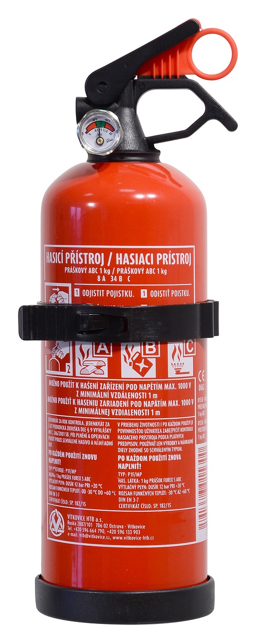 Compass Hasicí přístroj práškový 1 kg (8A 34 B/C) ABC