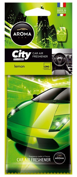 Osvěžovač AROMA CAR CITY LEMON