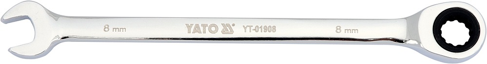 YATO Klíč očkoplochý ráčnový 8 mm