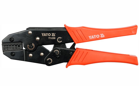 YATO Kleště konektorové 230mm, 22-12(AWG), 0,5-4,00mm2