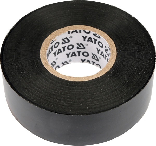 YATO Páska izolační 12 x 0,13 mm x 10 m černá