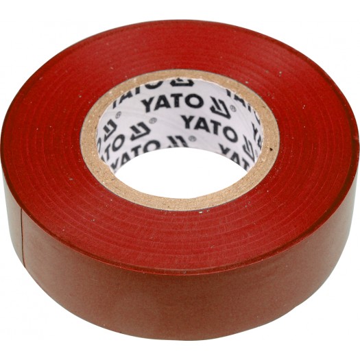 YATO Páska izolační 19 x 0,13 mm x 20 m červená
