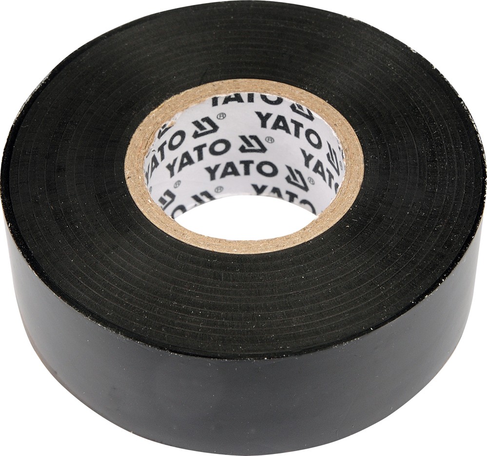 YATO Páska izolační 25 x 0,19 mm x 20 m černá