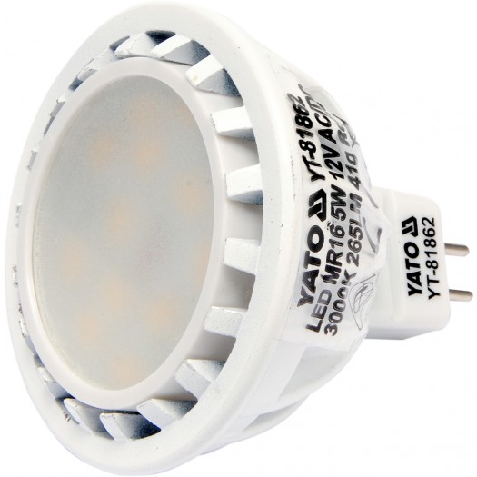 YATO LED žárovka 5W MR16 265 lumen 12V ( 25W )