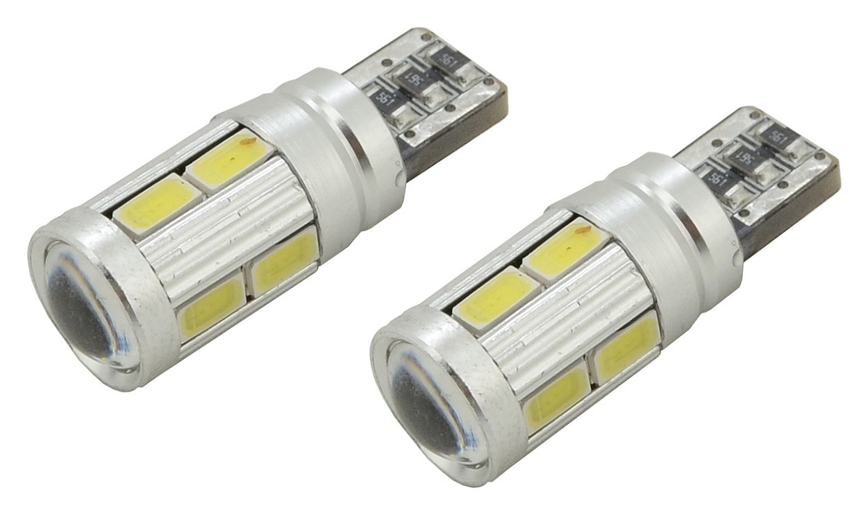 Compass Žárovka 10 SMD LED 3chips 12V T10 CAN-BUS ready bílá 2ks