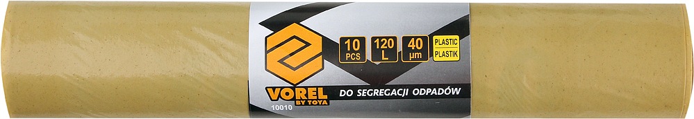 Vorel Pytel na odpad LDPE, 40um, 120l, 10ks, plast