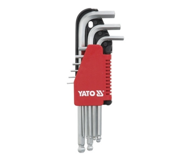YATO Sada klíčů imbus s kuličkou 9 ks extradelší