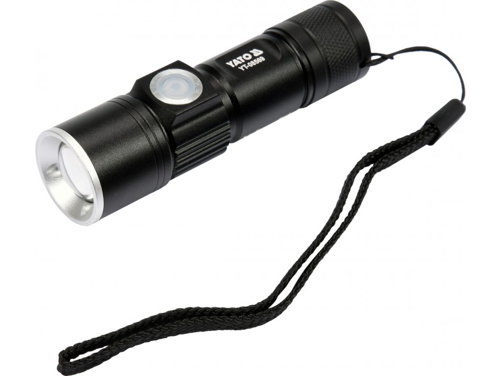 YATO Svítilna LED XT-E CREE 5W USB, 350 lm, Li-ion