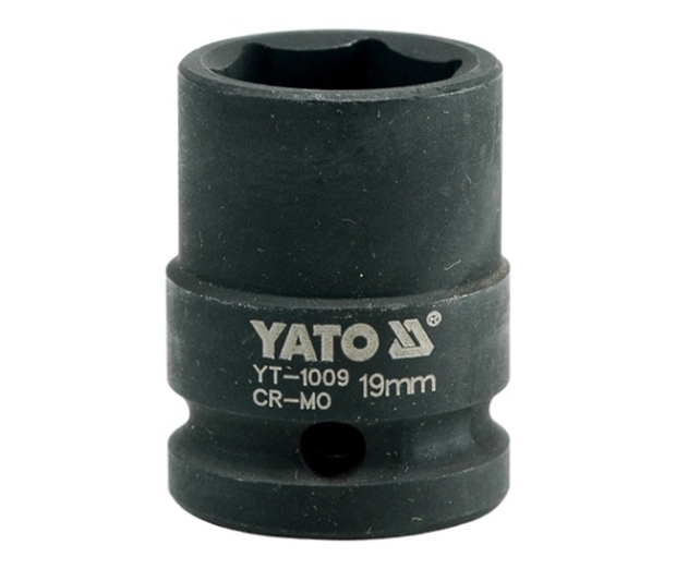 YATO Nástavec 1/2" rázový šestihranný 19 mm CrMo