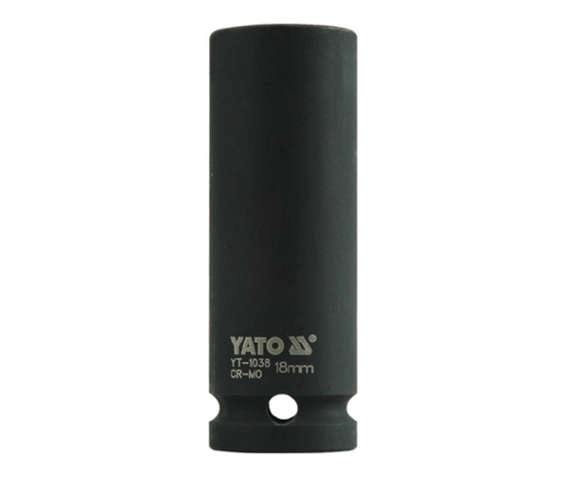 YATO Nástavec 1/2" rázový šestihranný hluboký 18 mm CrMo